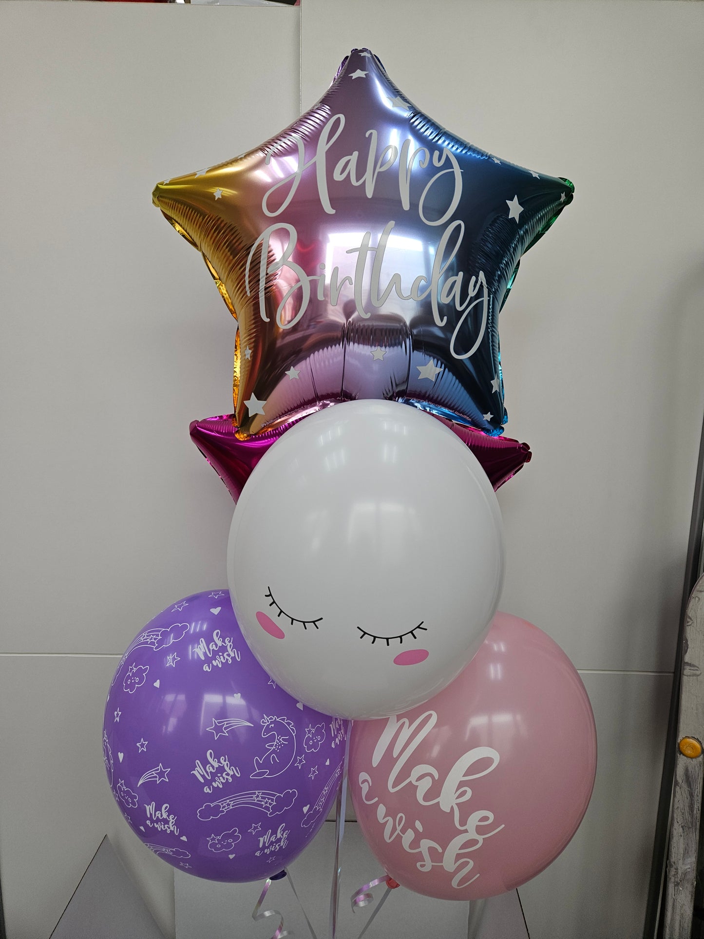 Zestaw bukiet balonów Happy Birthday Jednorożec