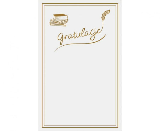 Kartka laurka Gratulacje 1szt.