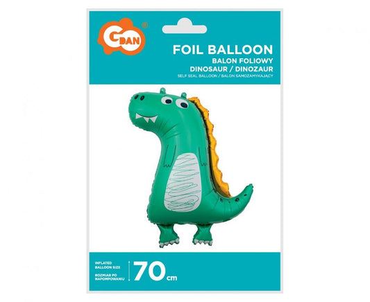 Balon foliowy Dinozaur rysunkowy, 70cm