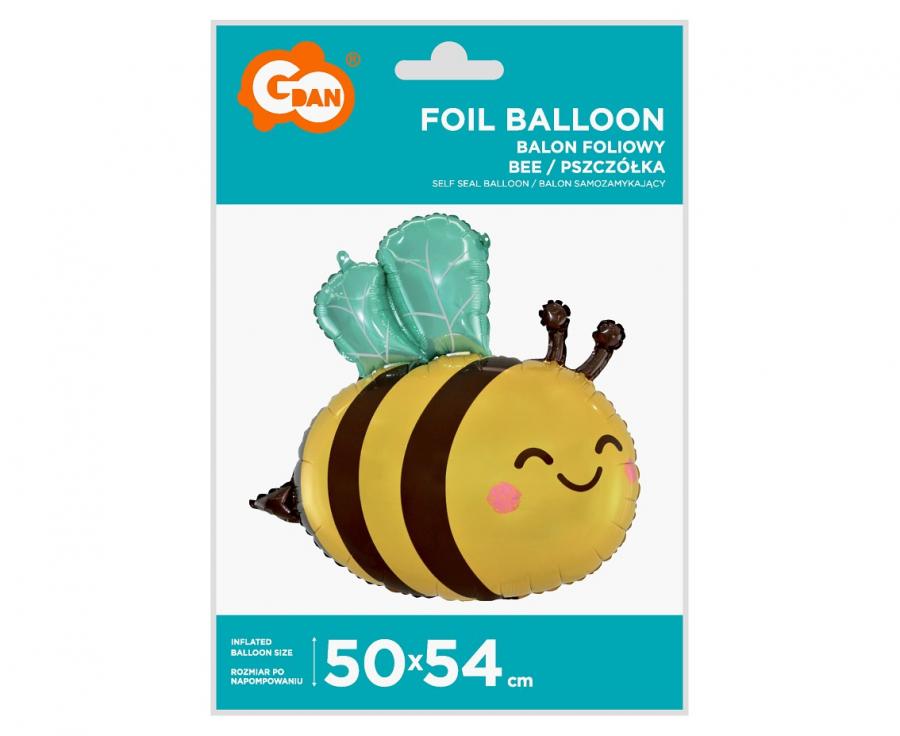 Balon foliowy Pszczółka, 50x54cm