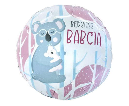 Balon foliowy "Będziesz Babcią" 36cm