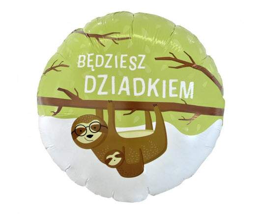Balon foliowy "Będziesz Dziadkiem" 36cm