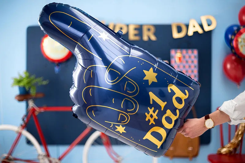 Balon foliowy #1 Dad, 44x82 cm