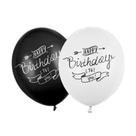 Balon lateksowy z nadrukiem 30cm z HELEM i wstążką