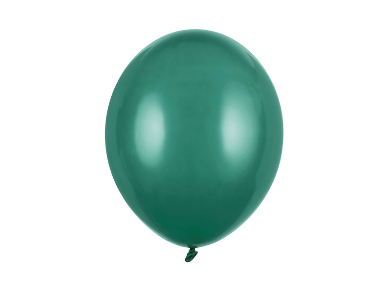 Balony z Helem w Pudełku Prezentowym – Chrzest Święty: Złoto, Biel i Zieleń