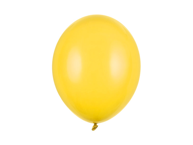 Balon lateksowy jednokolorowy 30cm z helem i wstążką