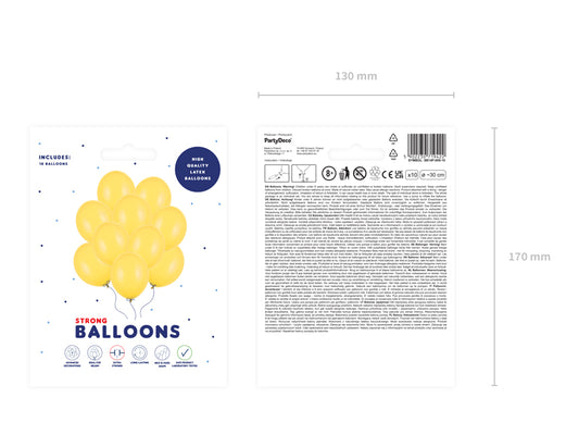 Balony Strong 30cm, Pastel Honey Yellow