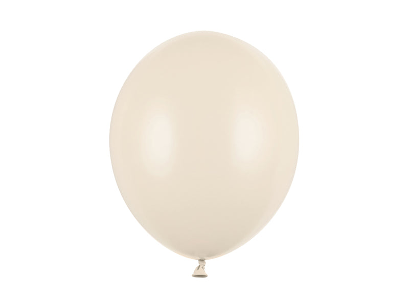 Balon lateksowy jednokolorowy 30cm z helem i wstążką