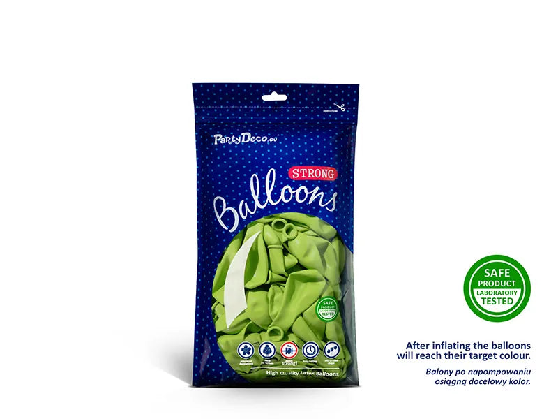 Balony Strong 12cm, Pastel Lime Green