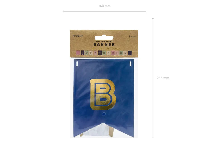Baner Boy or Girl, mix, 15x175 cm