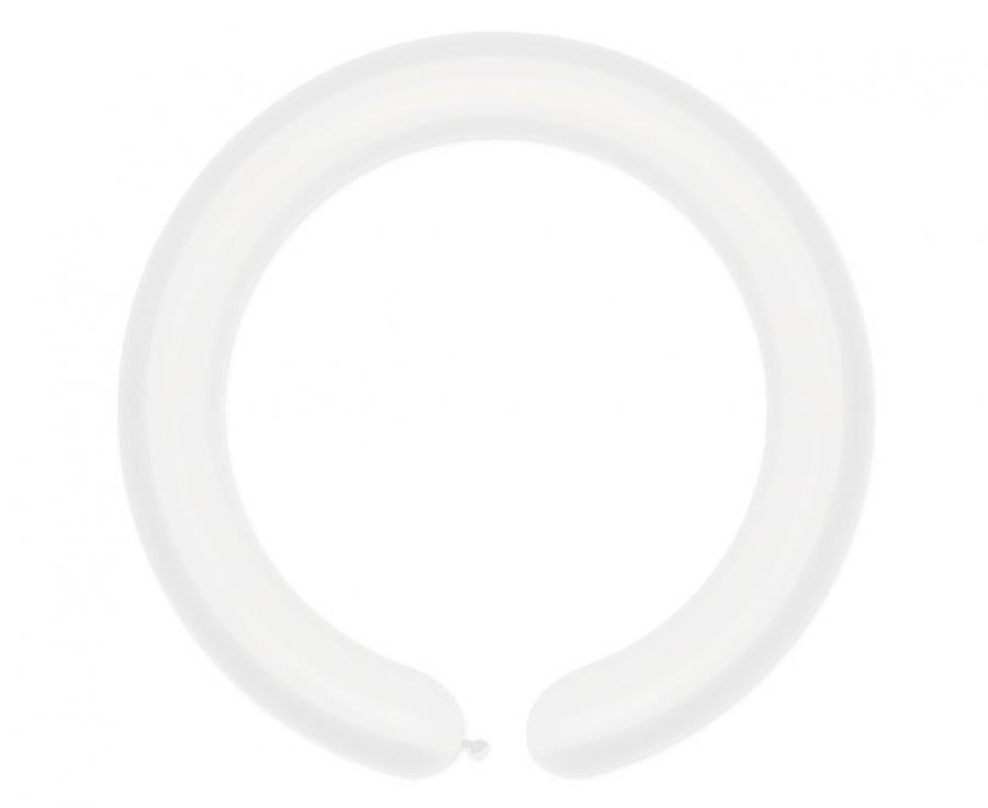 Balony Rurki Włoskie D4 (5cm/2") kolor przezroczysty #000