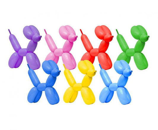 Balony Rurki Włoskie D4 (5cm/2") Animator mix #080