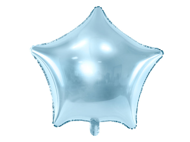 Balon foliowy Gwiazdka, 40cm, błękitny (1 op./1 szt.)