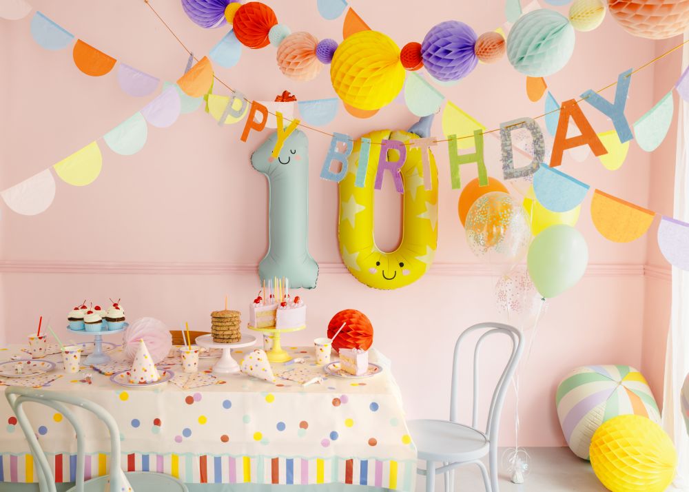 Balon foliowy Cyfra DUŻA 86cm z HELEM, Party, różne warianty (0-9)