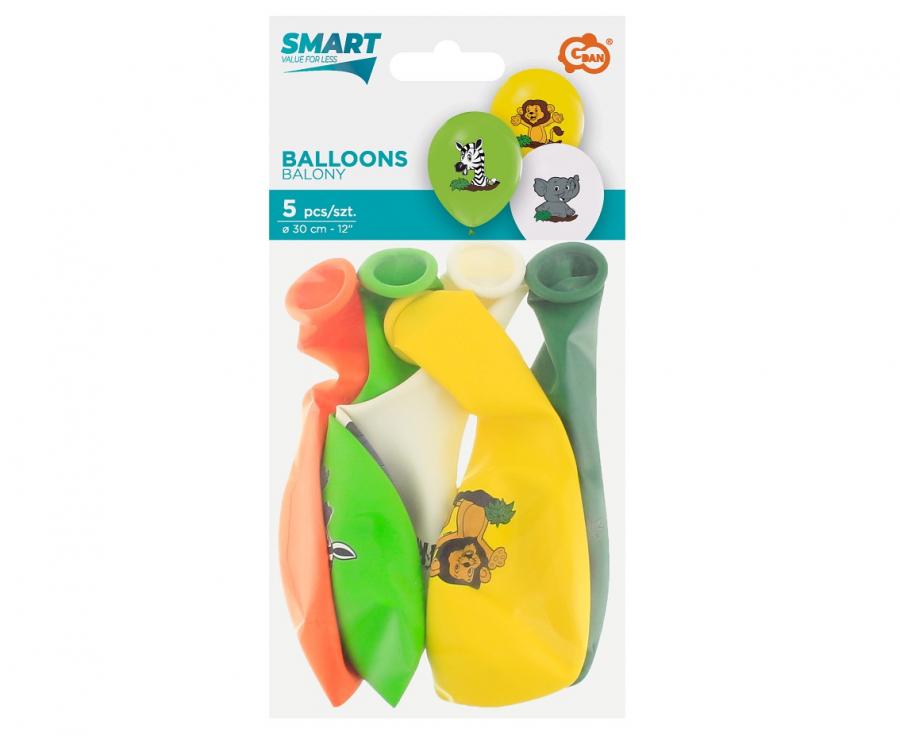 Balony Safari 30cm - 5 szt.