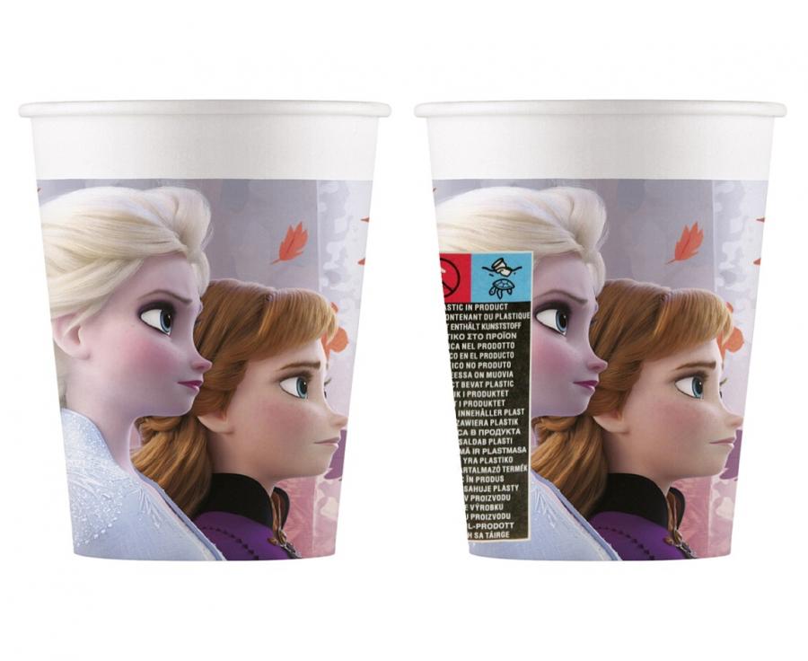 Kubeczki papierowe, Kraina Lodu 2, Disney, 200ml, 8 szt. frozen elsa anna