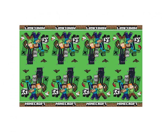 Obrus plastikowy Minecraft creeper enderman steve skeleton