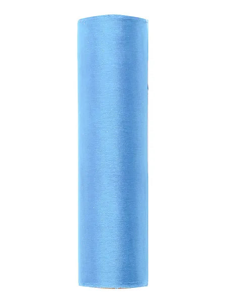 Organza Gładka, błękit, 0,16x 9m (1 szt. / 9 mb.)
