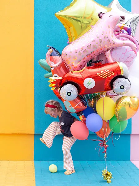 Balon foliowy Auto, 92x45 cm, mix (1 op. / 1 szt.)