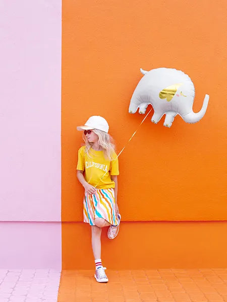 Balon foliowy Słoń z HELEM, 66x30 cm