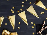 Girlanda flagietki, złoty, 2,15 m (1 op. / 1 szt.)