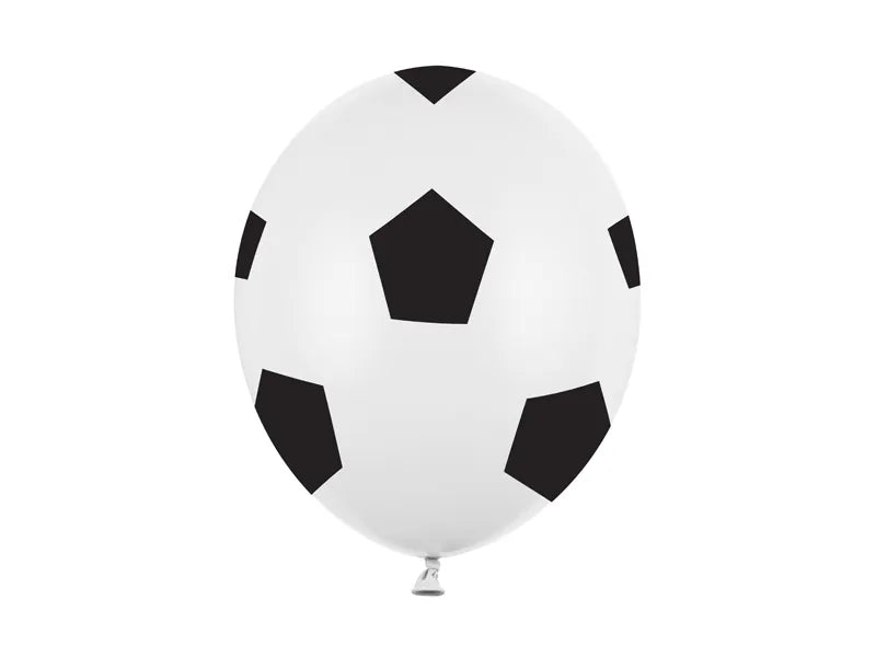 Zestaw bukiet balonów 30 cm, Piłka, Pure White (1 op. / 6 szt.)