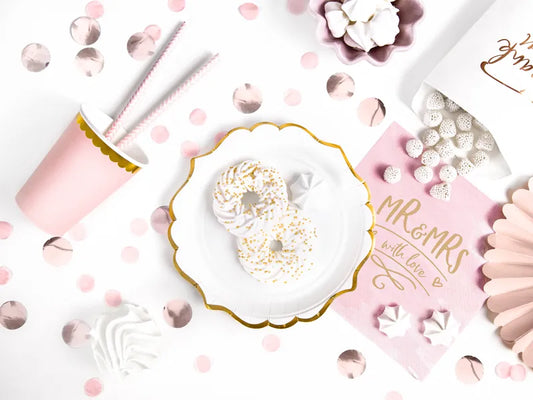 Talerzyki, biały, 18,5 cm (1 op. / 6 szt.)