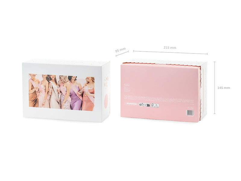 Szarfy Bride to be i Bridesmaid, mix, 76cm