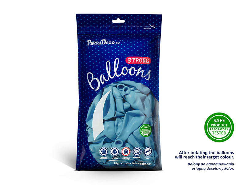 Balony Strong 30cm, Pastel Baby Blue