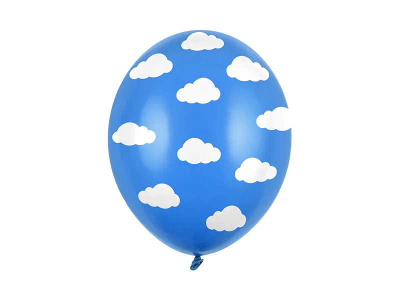 Balony z Helem w Pudełku Prezentowym – Dla Niemowlęcia w Kolorach Kontrastowych