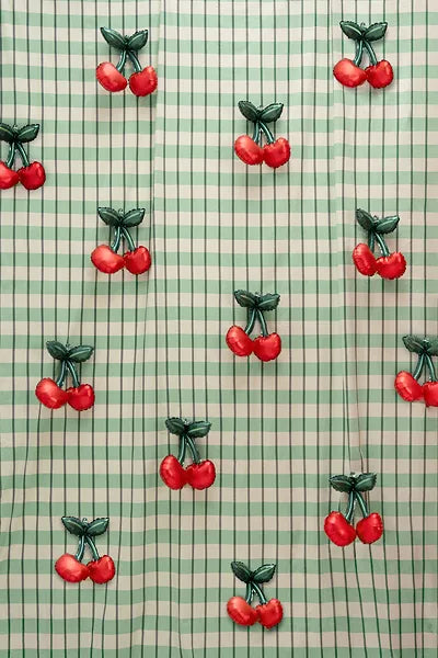 Balony foliowe do girland owoc Wisienki, 28x31 cm, 1op./3szt.