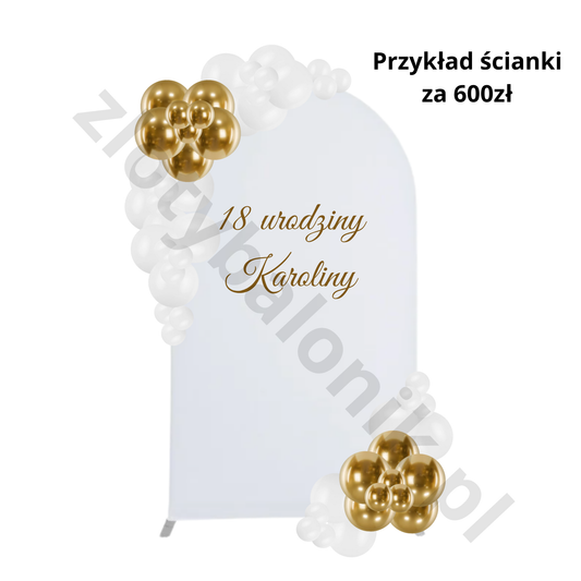 Montaż ścianki z balonów - Warszawa