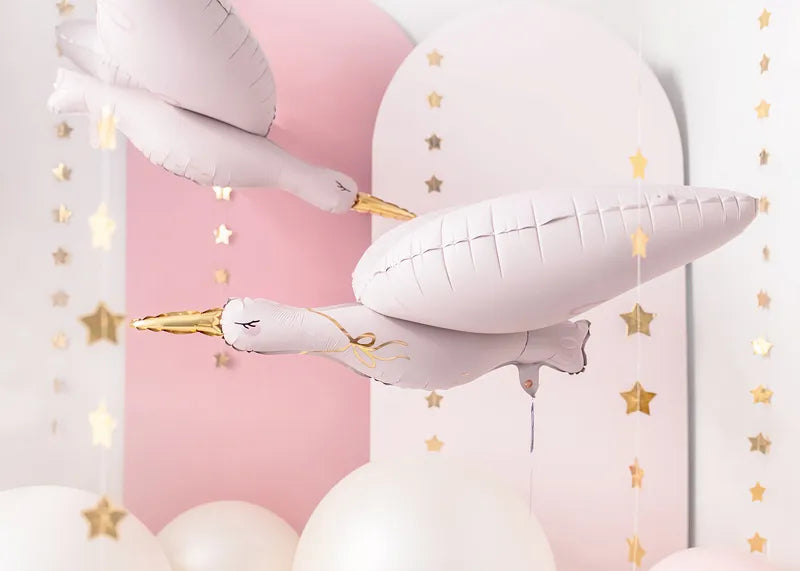 Balony na bociankowe w kształcie bociana