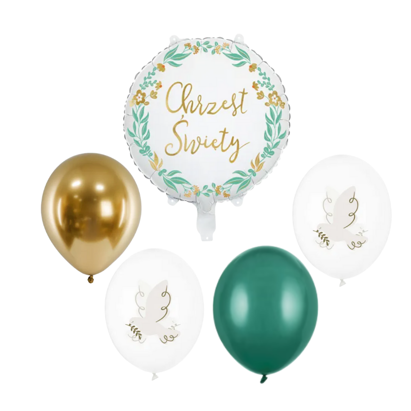 Bukiet balonowy na Chrzest Święty