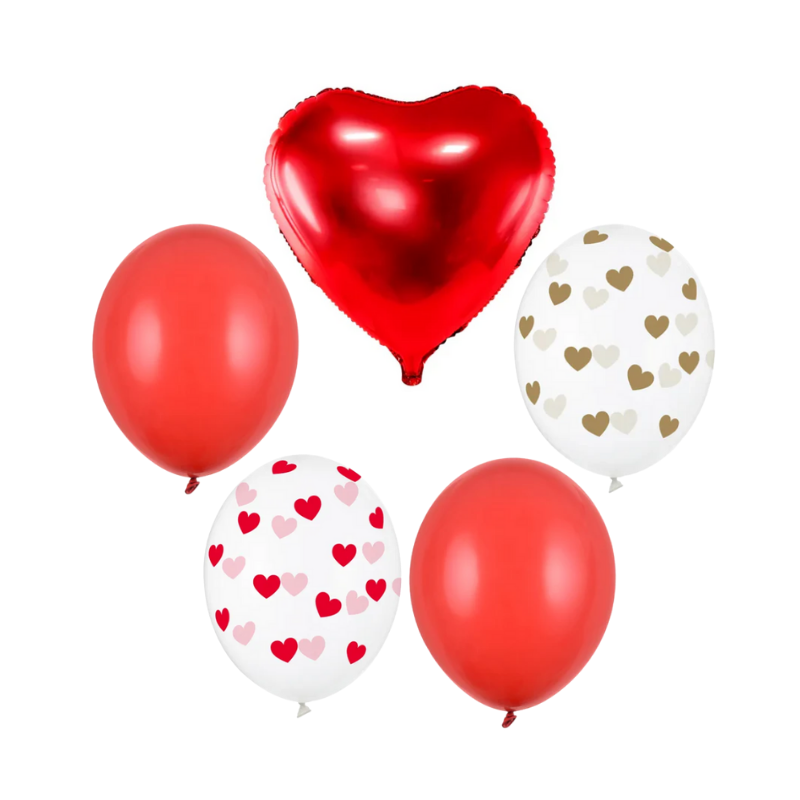 Bukiet balonowy na Walentynki
