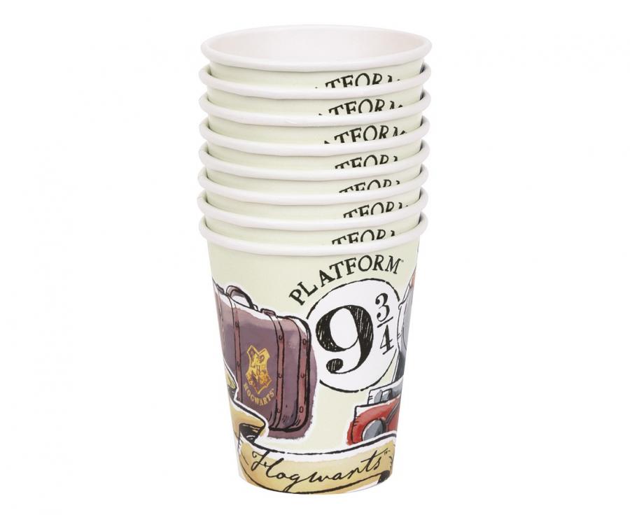 Kubeczki papierowe Harry Potter, 250 ml. 8 szt.
