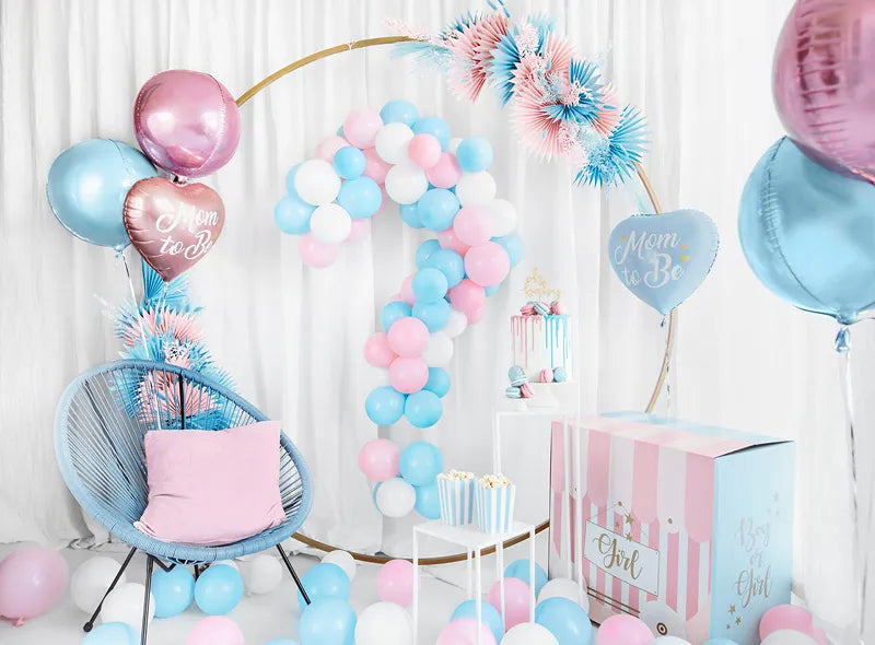Balon foliowy Mom to Be, różowy 35cm