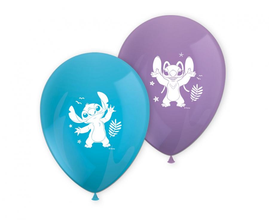 Balony Angel i Stitch Disney 26cm, 8 szt.