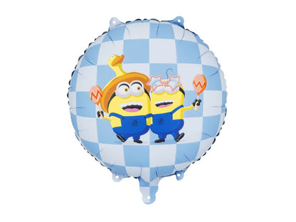 Balon foliowy pastylka Z HELEM Minionki, 35 cm