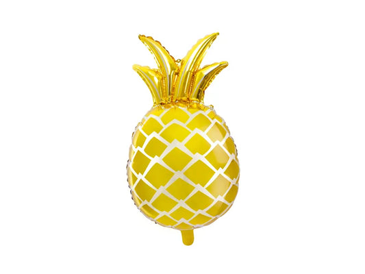 Balon foliowy Ananas, złoty, 35x60cm