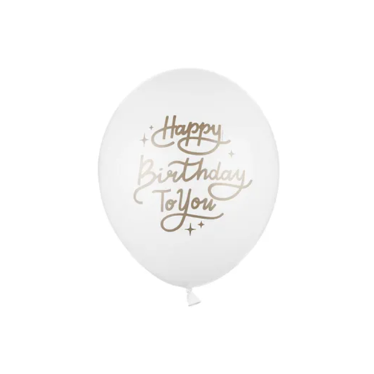 Balon lateksowy z nadrukiem 30cm z HELEM i wstążką