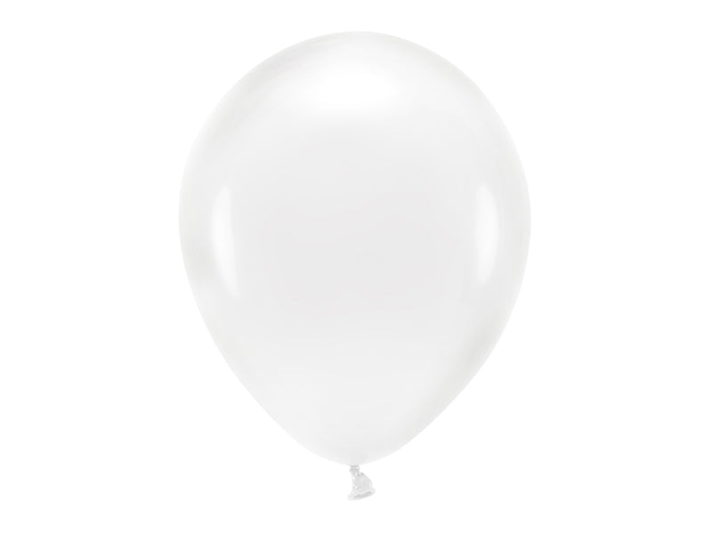 Balony Eco 30cm, Transparentny