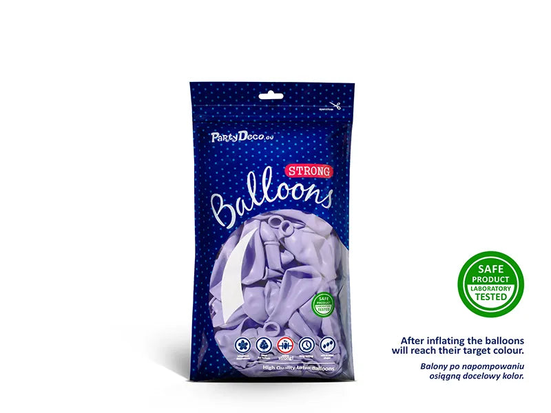 Balony Strong 12cm, Pastel Light Lilac