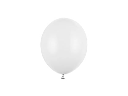 Balony Strong 12cm, Pastel Pure White