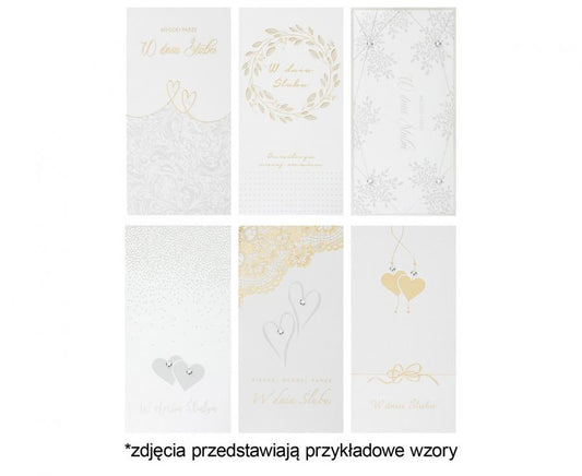 Kartka laurka ślubna, Lux Edition 1szt.