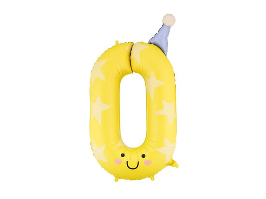 Balon foliowy Cyfra DUŻA 86cm z HELEM, Party, różne warianty (0-9)