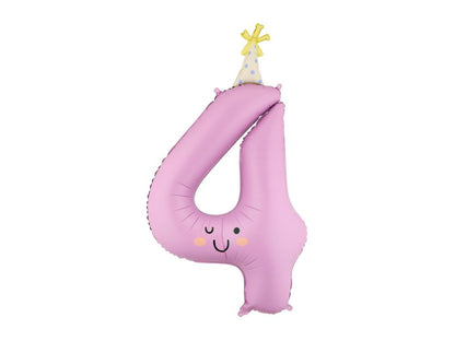 Balon foliowy Cyfra DUŻA 86cm z HELEM, Party, różne warianty (0-9)