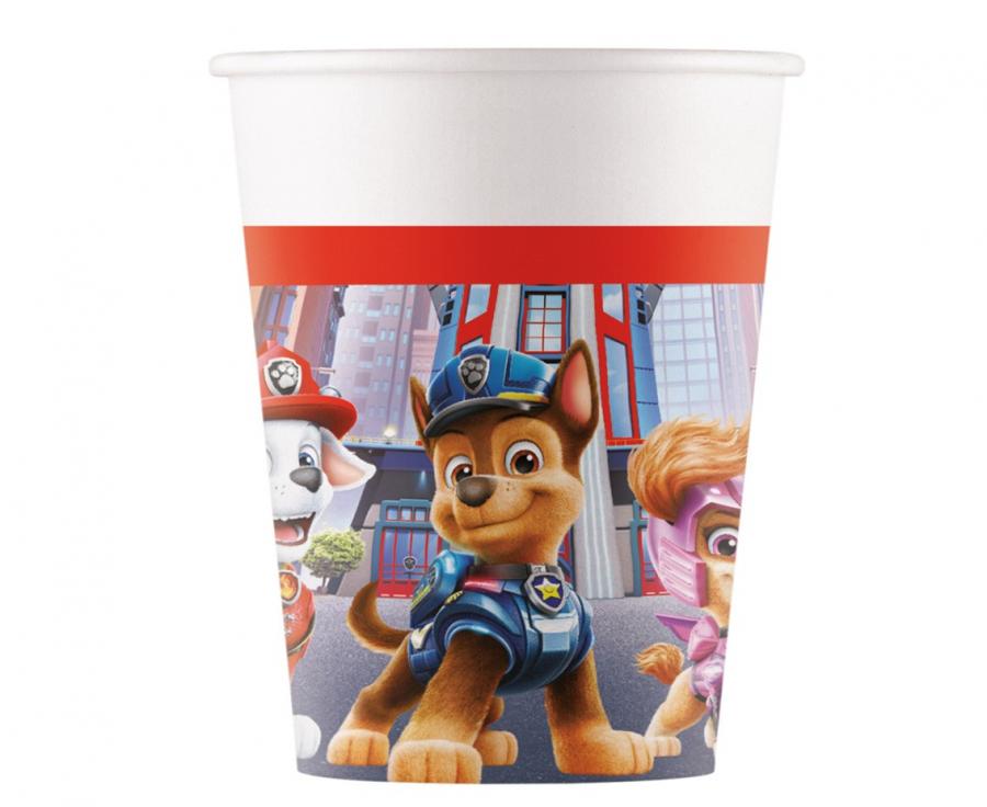 Kubeczki papierowe Psi Patrol: The Movie, 200ml, 8 szt.
