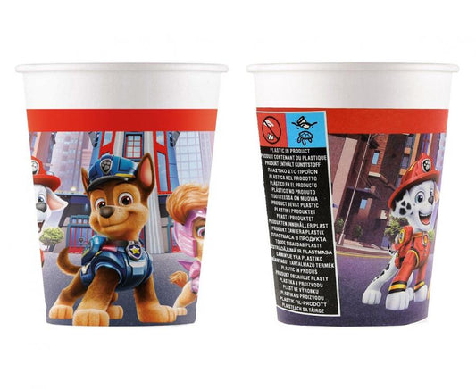 Kubeczki papierowe Psi Patrol: The Movie, 200ml, 8 szt.