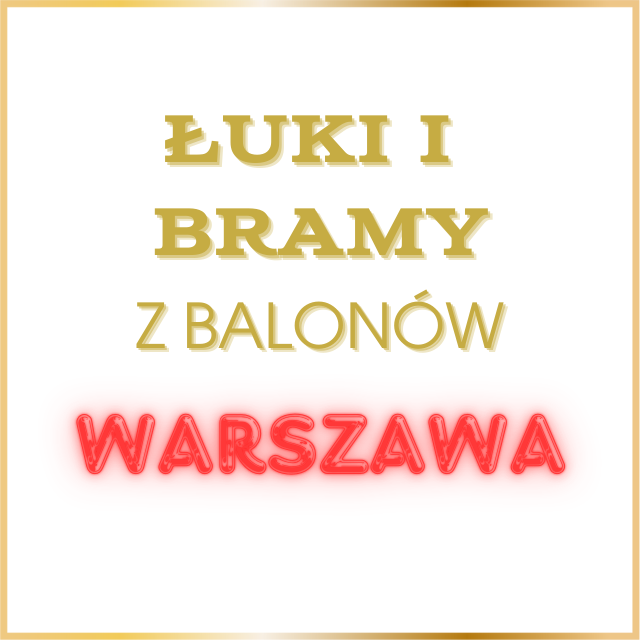 Brama balonowa / łuk z balonów 1 m.b. - Warszawa